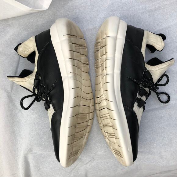 Karl Lagerfeld Sneakers Black White Mesh LeatherIiconic Street Style 10 - Picture 3 of 13